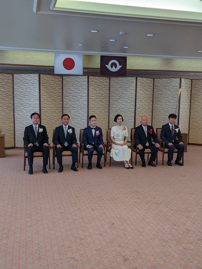 表彰式の様子