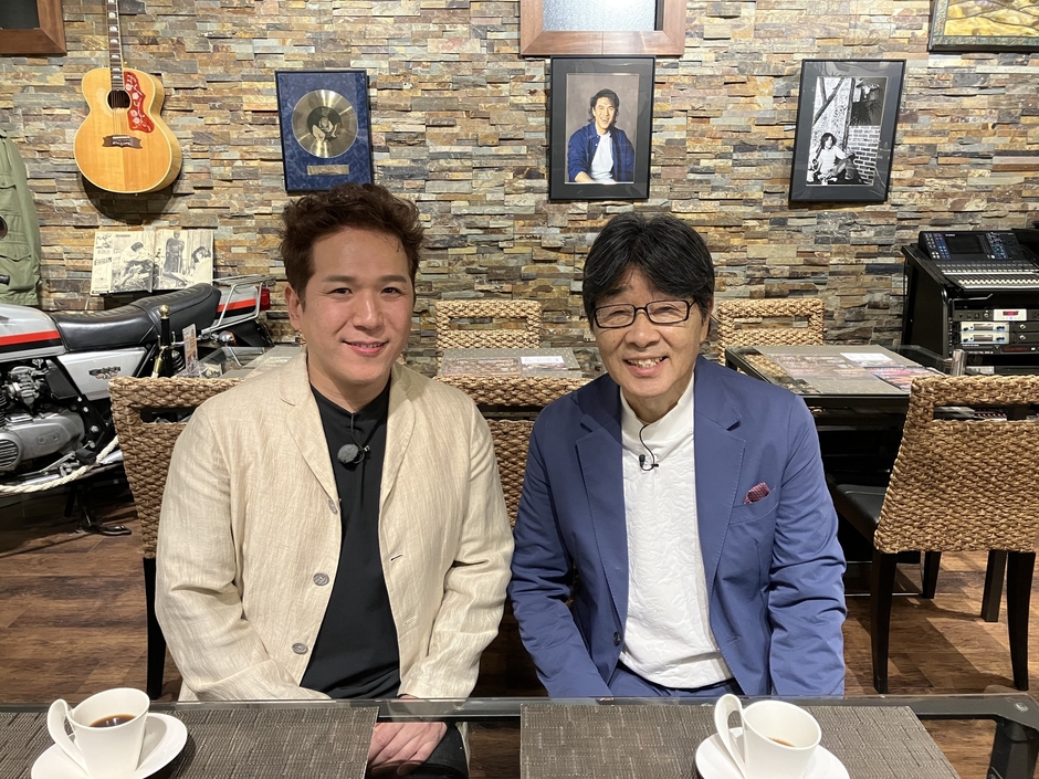 河島英五さんの息子・河島翔馬さんと原田伸郎さん