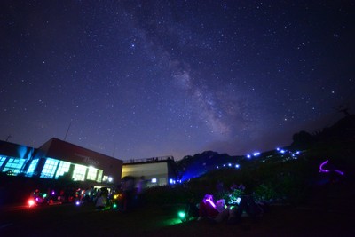 晴れた日の夜空の様子。