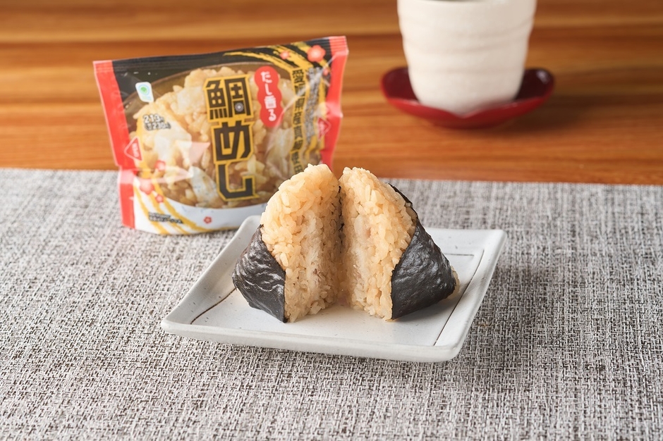 だし香る鯛めしおむすび