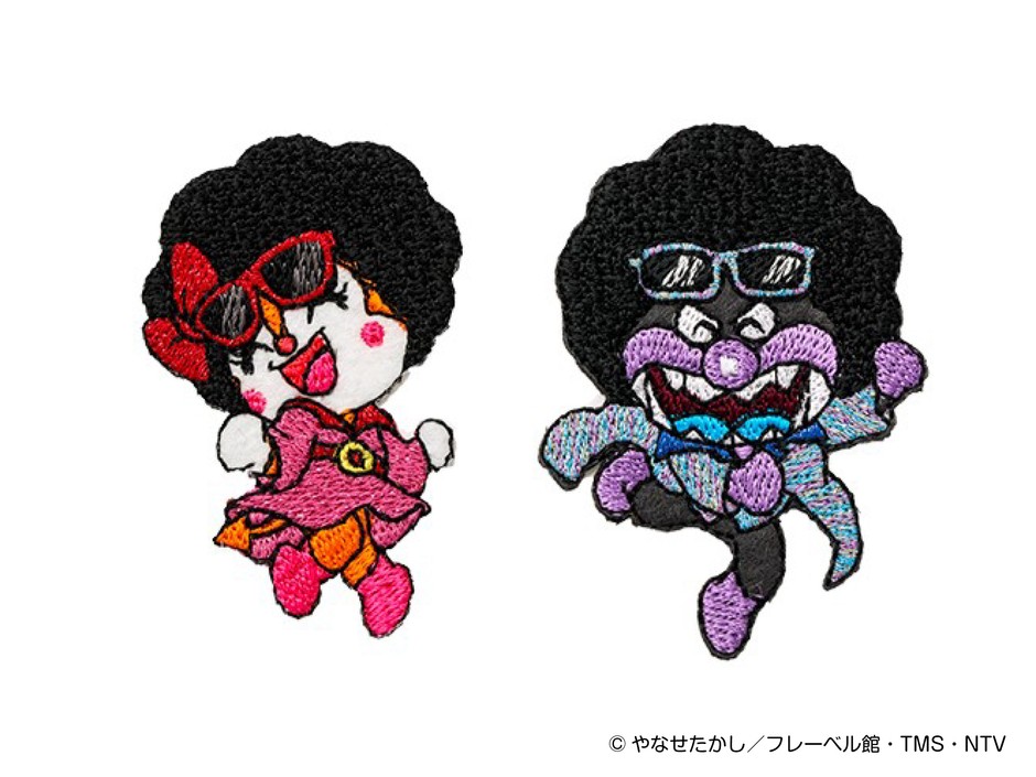 ワッペンセット ばいきんまん＆ドキンちゃん　価格：1,320円　店舗：バタコさんの手づくりハウス