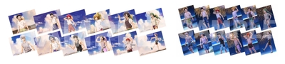 購入特典 特製ブロマイド(左:渋谷限定・右:梅田限定 各12種)