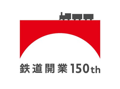 鉄道開業150thロゴ