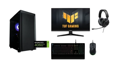 RTX 4060 Ti搭載PCとモニター、有線キーボード・マウス、ヘッドセットまで試遊台1台分！ゴリラレンタルが「展示会・試遊台向けゲーミングPCセット」の提供を開始。