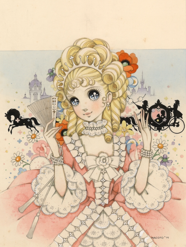 「シンデレラ」（扉絵）水彩 27×20.3cm 1971年作 330,000円(税込)