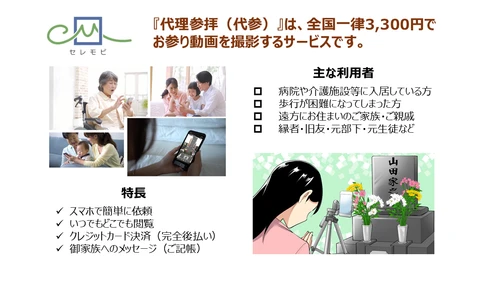 お墓の管理費は代理参拝で！ お寺の護持会費の特典として『セレモビ』のクーポン券を発行