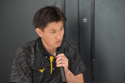 バレーボール部の杉田選手