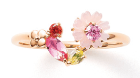 10月 誕生花 K10 ピンクゴールド コスモス 28,000円(税別)