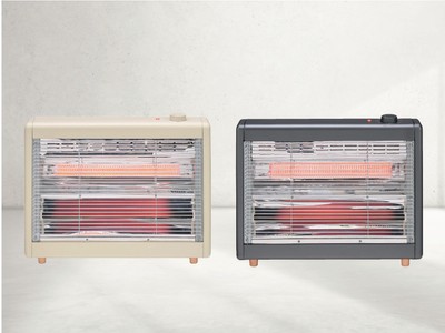 スピード暖房×じんわり遠赤外線のワイドハイブリッドヒーター