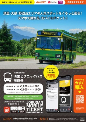 「清里ピクニックバス周遊券」リーフレット