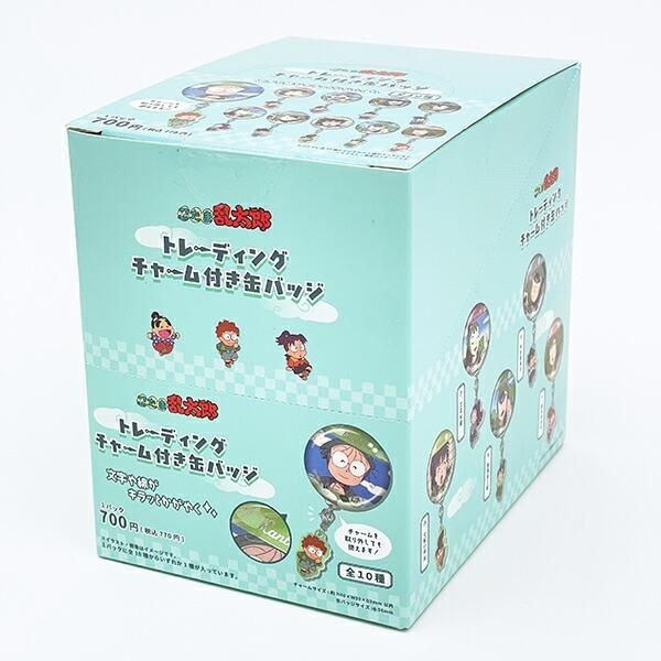 忍たまのチャーム付き缶バッジ