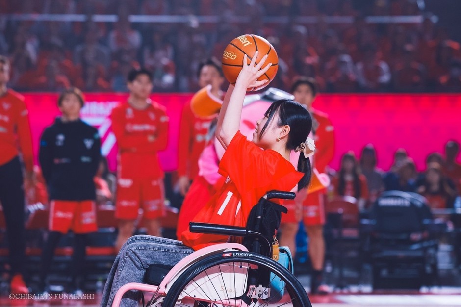 小雪さんによるフリースロー