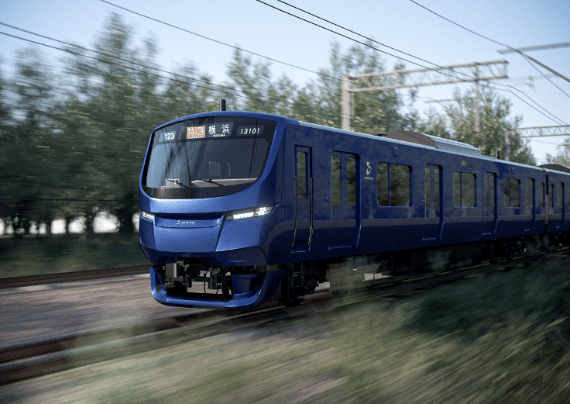 お披露目される「13000系」