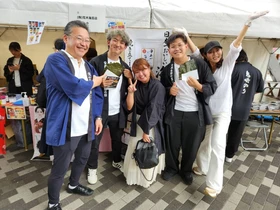 【名城大学】９月６日の「黒い海苔の日」のイベントに都市情報学部の日隈美朱准教授と学生２人が参加