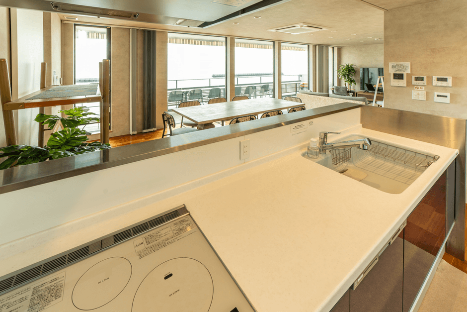 「villa ocean kamaguchi」の2Fキッチン