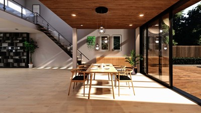 実在の家具、建材でシミュレーション可能