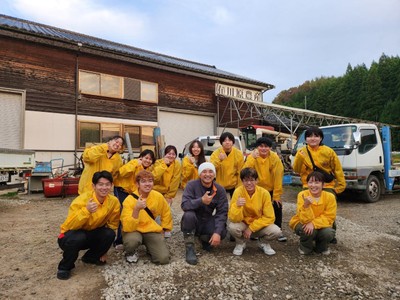 川原農産での集合写真