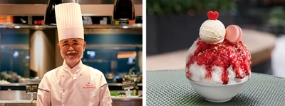 食とカルチャーが集う 8月のタイムアウトマーケット大阪。 フレンチの巨匠・上柿元 勝氏による 限定メニューが登場。 限定かき氷、アートイベントや盆踊りイベントも開催。