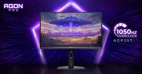 AGON、1秒間に最大1050回画面更新するゲーミングモニター「AGP257FT」発表
