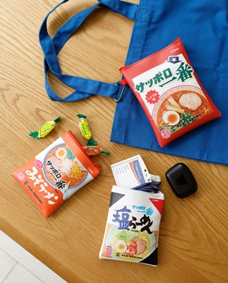 しょうゆ味、みそ、塩　サッポロ一番といつもいっしょ！