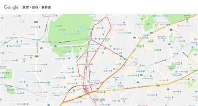渋谷エリア運行コース