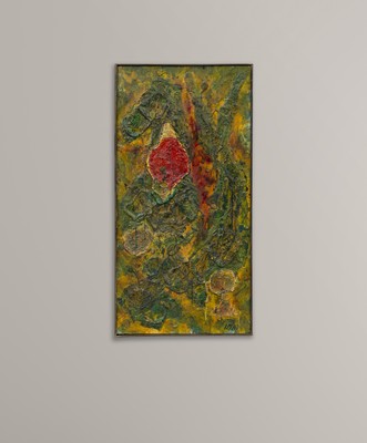 今井俊満 作品 キャンバス・アクリル