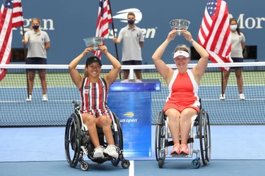 上地結衣／ジョーダン・ワイリー組が車いすテニス部門でダブルス優勝！