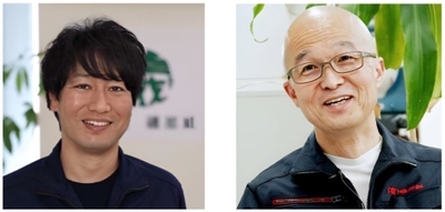 有限会社礒部組 代表取締役 礒部 英俊氏(左)、常務取締役 宮内 保人氏(右)