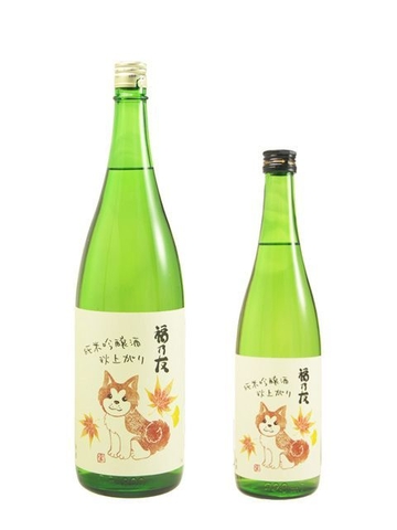 福乃友 秋田犬ラベル純米吟醸酒秋上がり 1,800ml、720ml