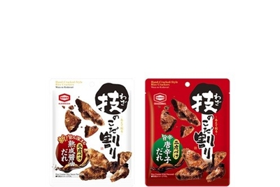 『左：40g 技のこだ割り、右：40g 技のこだ割り 旨辛唐辛子』