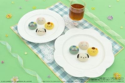 「食べマスモッチ サンリオキャラクターズ シナモロール&ハンギョドン 2025」＆「食べマスモッチ サンリオキャラクターズ ポムポムプリン&ポチャッコ 2025」