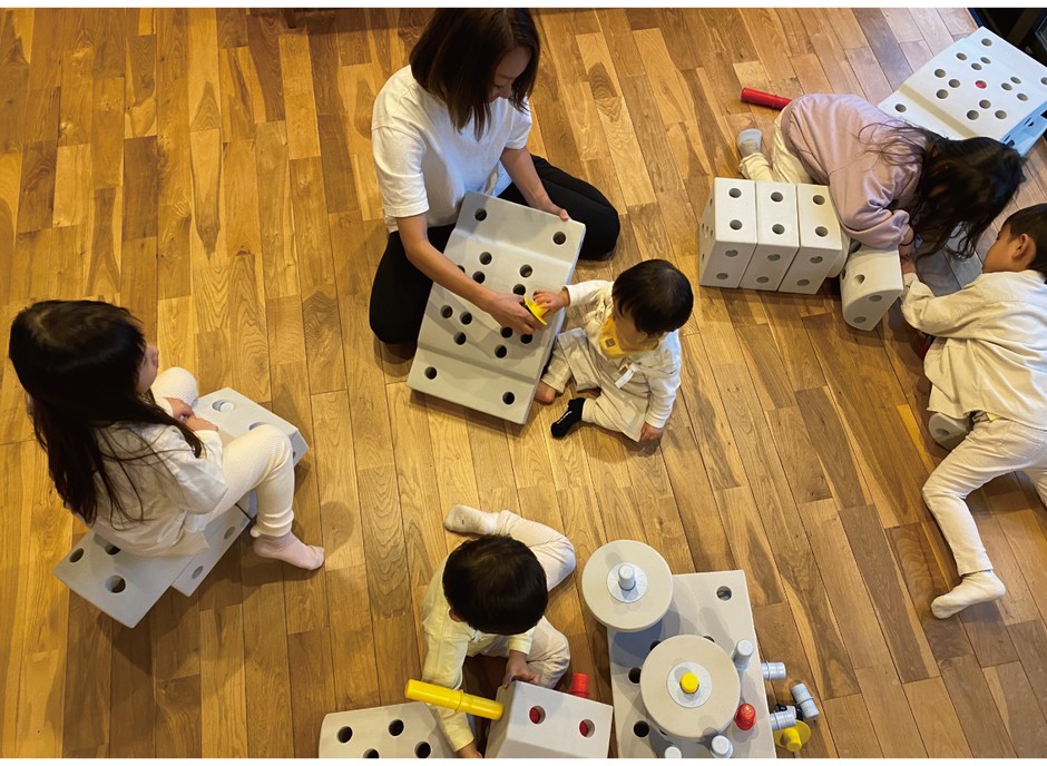 それぞれの子どもたちの個性を伸ばすことができるおもちゃ、MODU