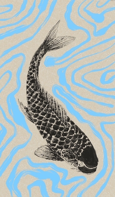 魚拓風イラスト(鯉)