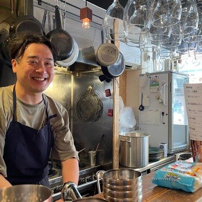 店主の山崎さん　