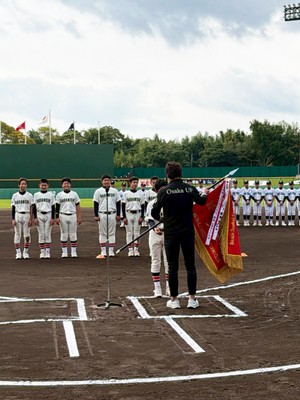 寄付先：一般財団法人日本リトルシニア中学硬式野球協会関西連盟