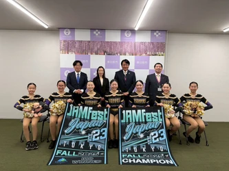 【円安の壁を越えて世界へ】春日部の小中学生チアダンスチーム、岩谷春日部市長に世界大会出場を報告