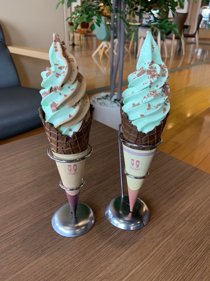 ミントソフト＆カフェミントソフト