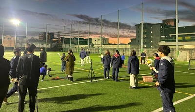 大学スポーツによる地域振興の取り組みの事業化をめざし　起業家志望学生がラクロス体験と物販のコラボイベントを開催