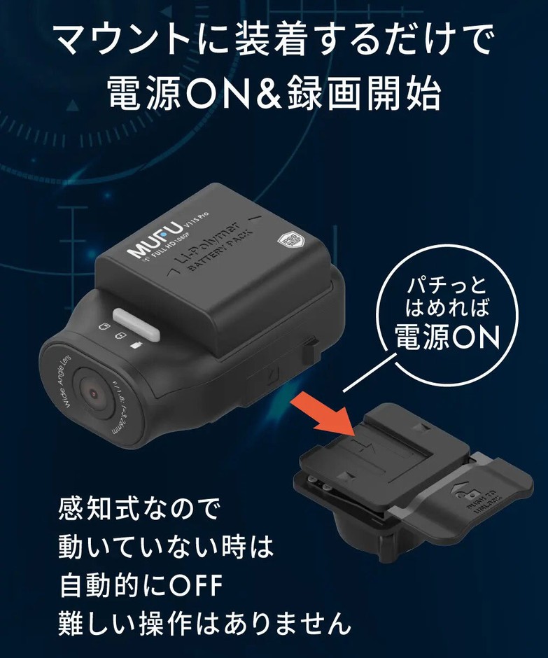 MAXWIN MF-BDVR003-PRO 装着で即時録画