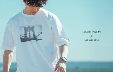 人気モデル櫻井貴史×DRESSTERIOR（ドレステリア）コラボアイテムを3月13日（月)より発売！