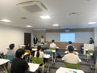 沼津信用金庫主催セミナー中の様子