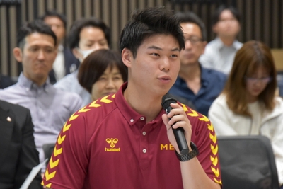 ハンドボール部の佐藤選手
