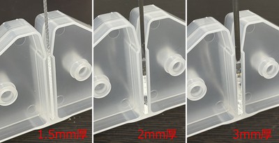 アクリル板1.5~3.0mmにフレキシブル対応!!