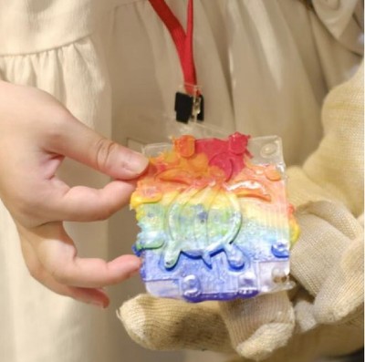 海洋プラスチックキーホルダー2