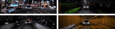 リア夜間映像
