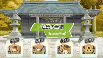 絵馬の奉納