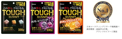「タフグミ」ブランドは「集中したいときに食べたいグミブランドNo.1」を含む 2部門を獲得！