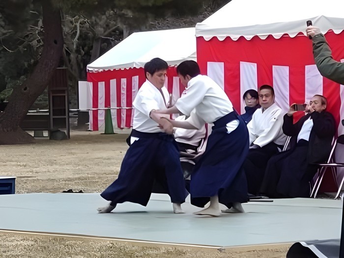 合気道の演武(過去開催時の様子)