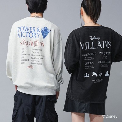 【Disney】ヴィランズ ツアーロンTee/ツアースウェット 裏