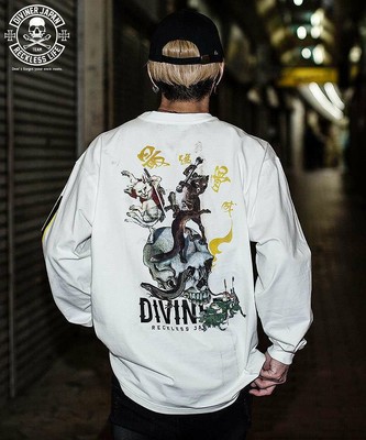 【DIVINER JAPAN】鳥獣戯画TEE(ホワイト)